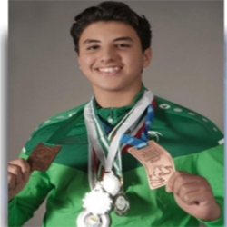 إنجازللاعب المنتخب السعودي محمد بن حسين  المالكي